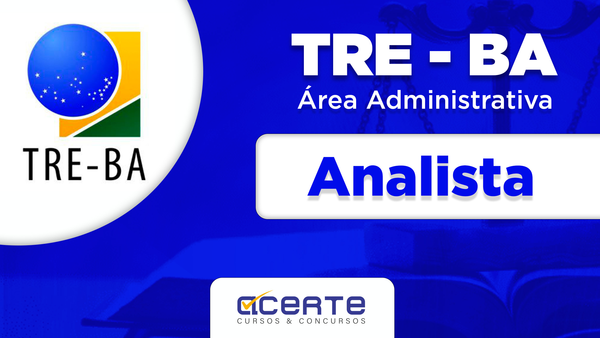 TRE - BA - Analista - Área Administrativa - Online 