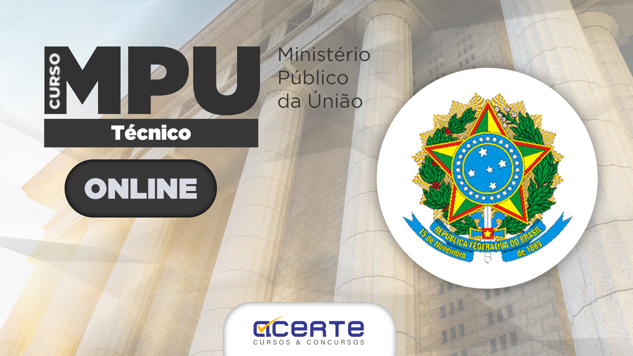 MPU - Ministério Público da União - Técnico - Online 