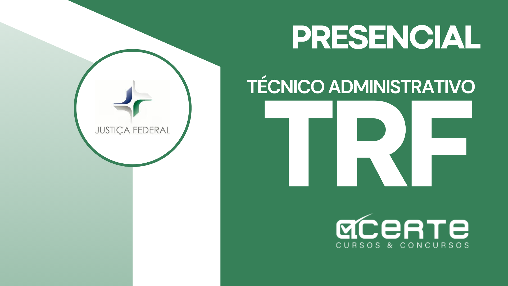 TRF - Técnico - Área Administrativa - Presencial