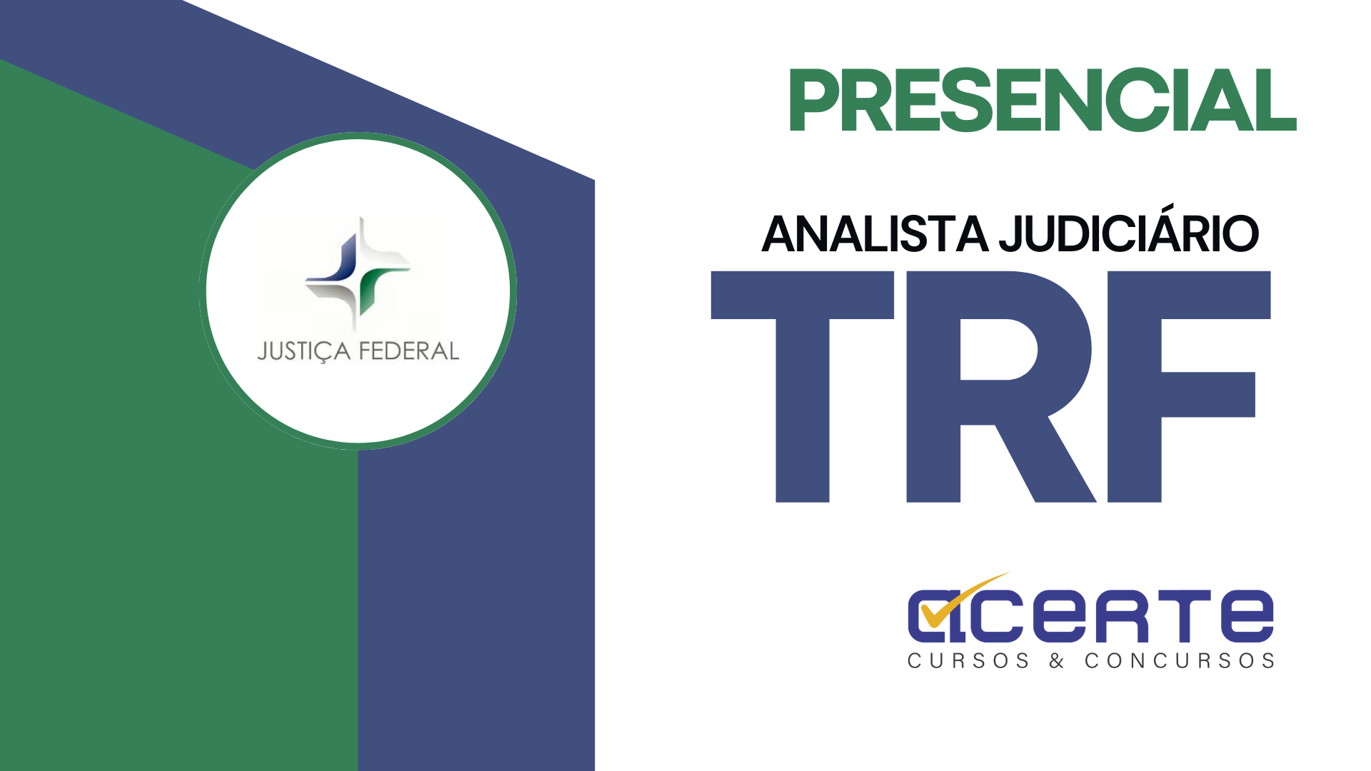 TRF - Analista - Área Judiciária - Presencial  