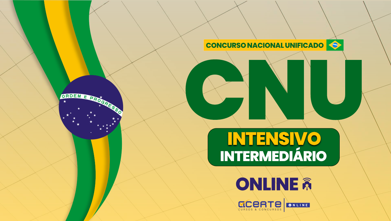 CNU - Nível Intermediário - Bloco 08 - Online - Edital Publicado