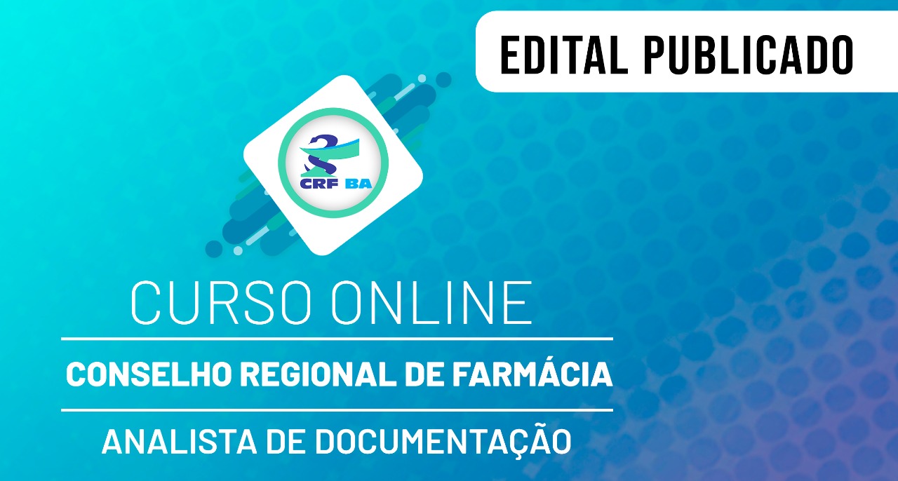 CRF - Conselho Regional de Farmácia - Nível Superior - Analista de Documentação