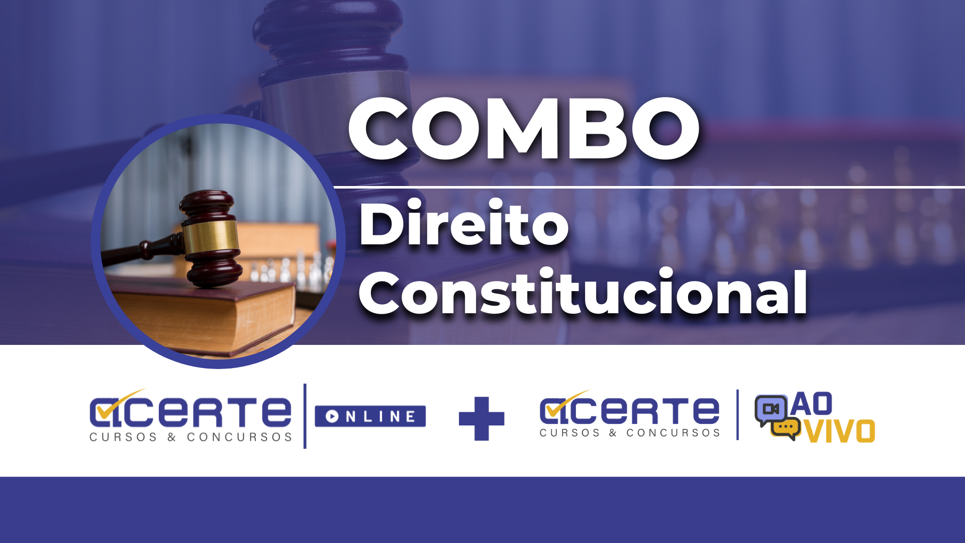 Combo - Direito Constitucional Online + AO VIVO